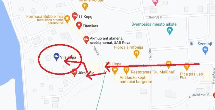 Vila Kopa Šventoji Zewnętrze zdjęcie